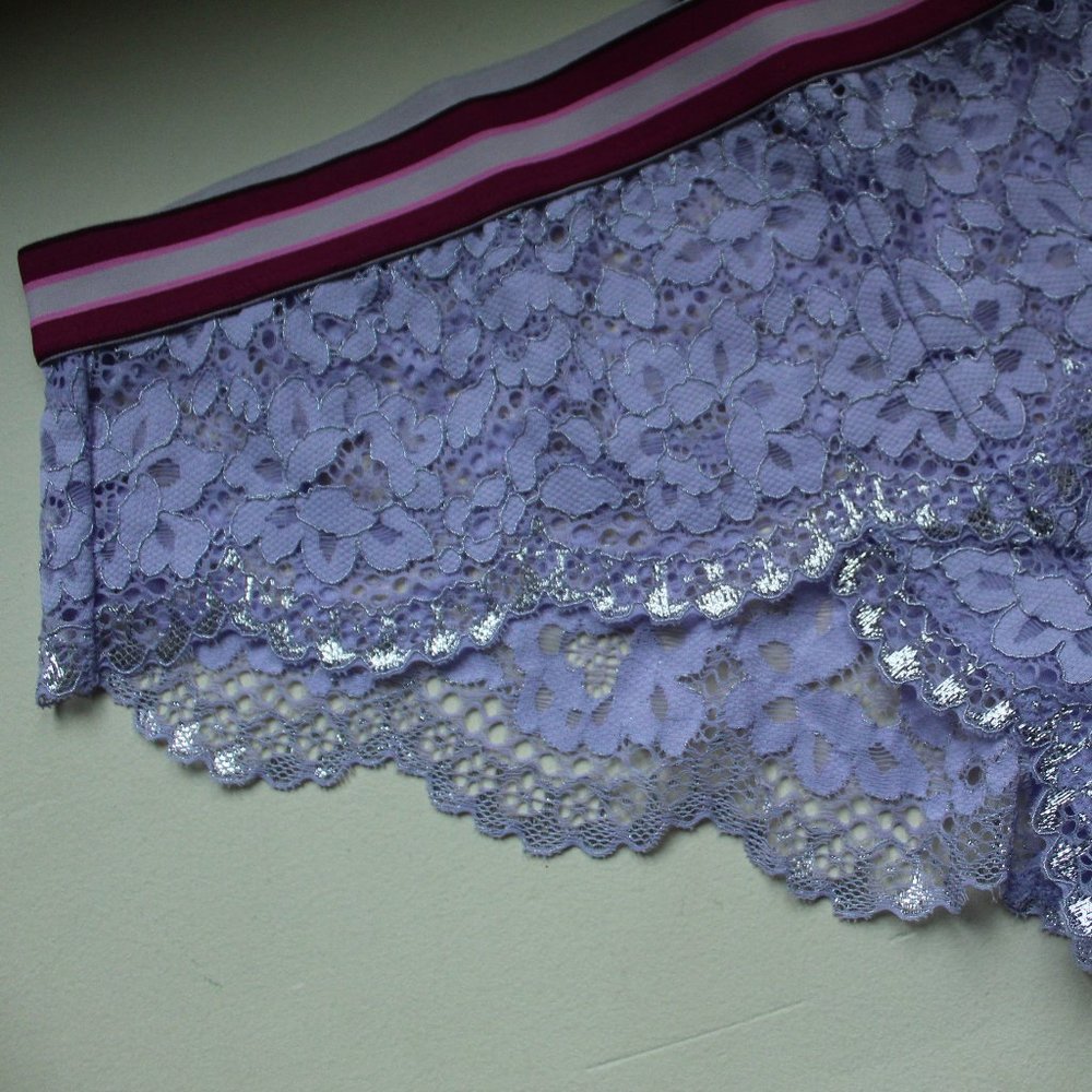 Victoria's Secret lavender lace hip-hugger panties NWT
